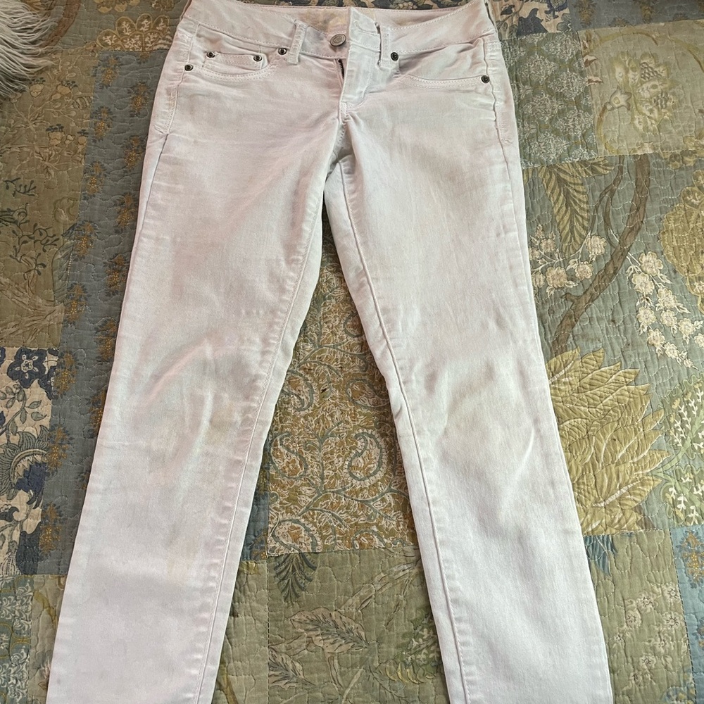 Authentic American Heritage Women's Light Gray Skinny Jeans
